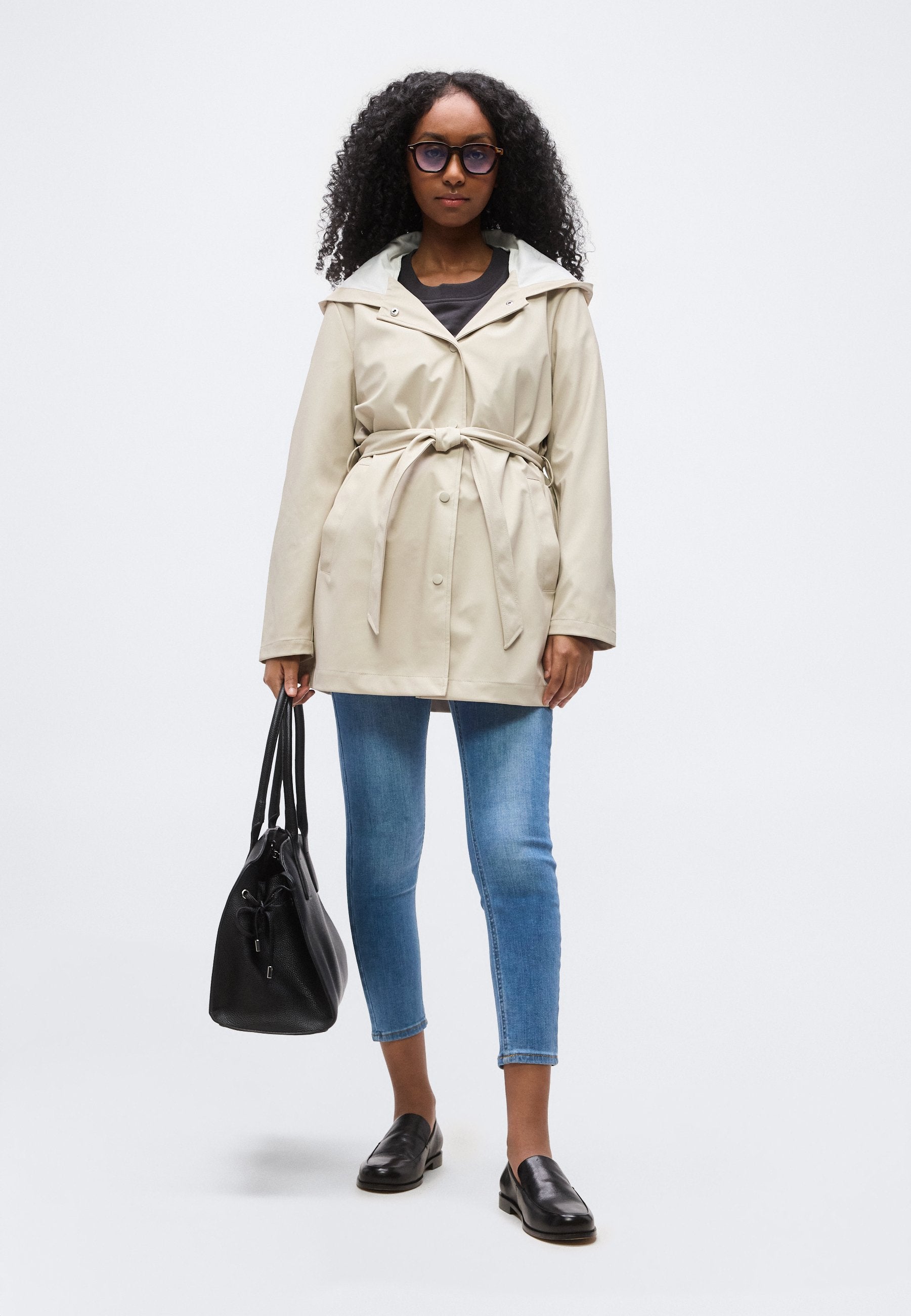ONLELISA BELTED RAIN COAT Media 2