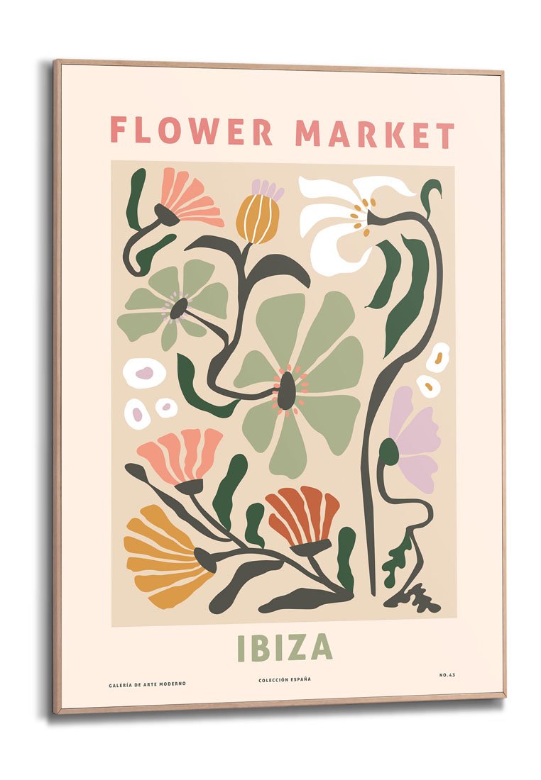 Orange Wallz FLOWER MARKET - IBIZA