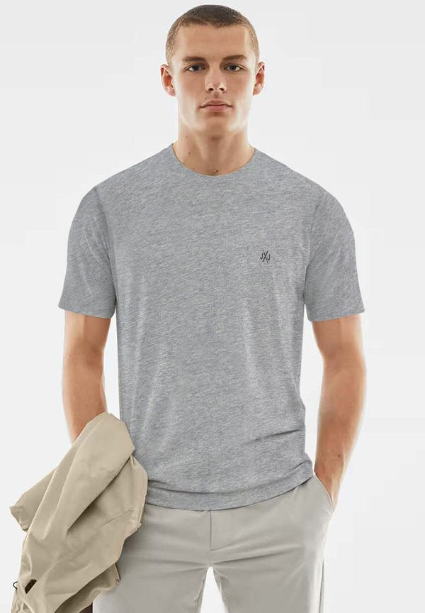 Jack & Jones 3ER PACK  - Basic T-shirt - grey