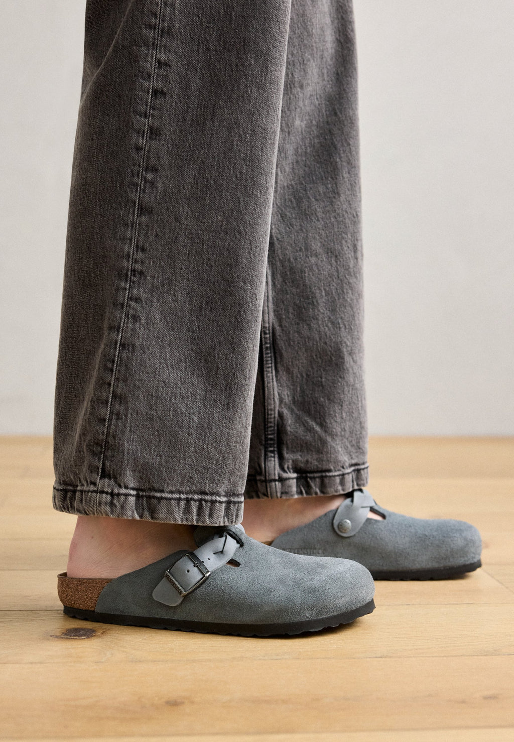Birkenstock BOSTON BRAIDED LEOI/LEVE NARROW