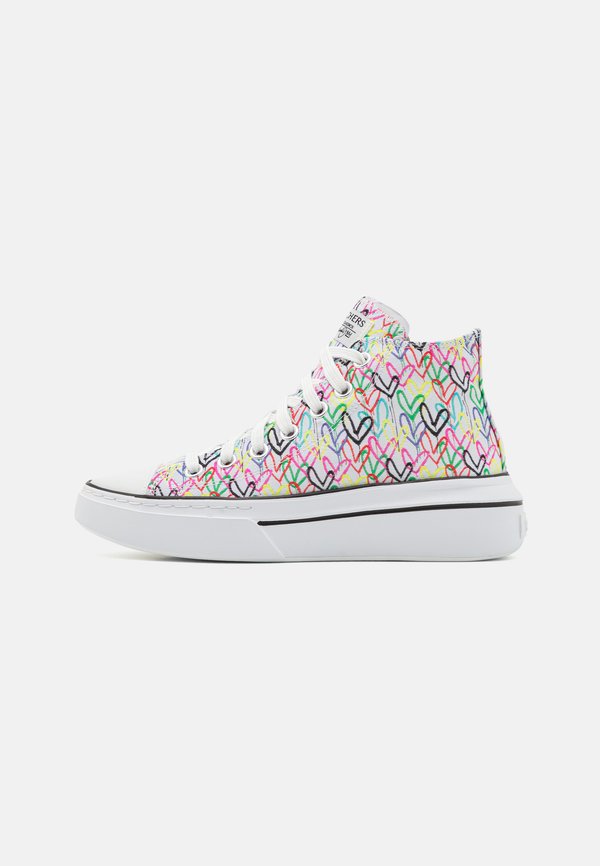 Skechers CLASSIC - High-top trainers - white/multi-coloured