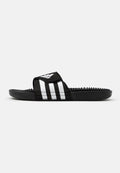 adidas Performance ADISSAGE - Pool shoes - core black/footwear white