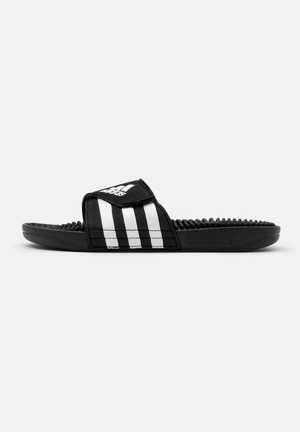 adidas Performance ADISSAGE - Pool shoes - core black/footwear white