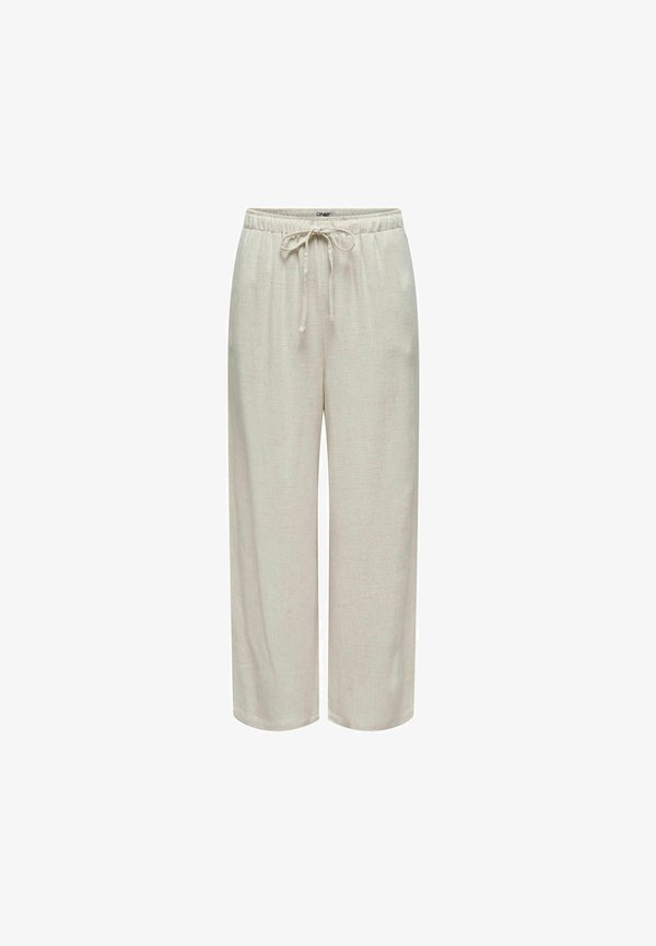 ONLY ONLSIESTA Straight Fit Linen - Trousers - moonbeam