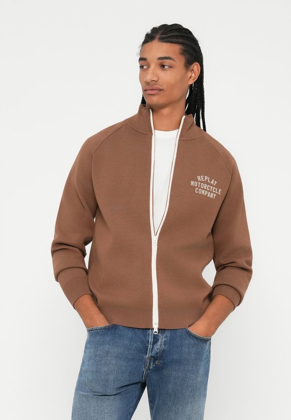 Replay MOTO FLOCK ZIP JACKET