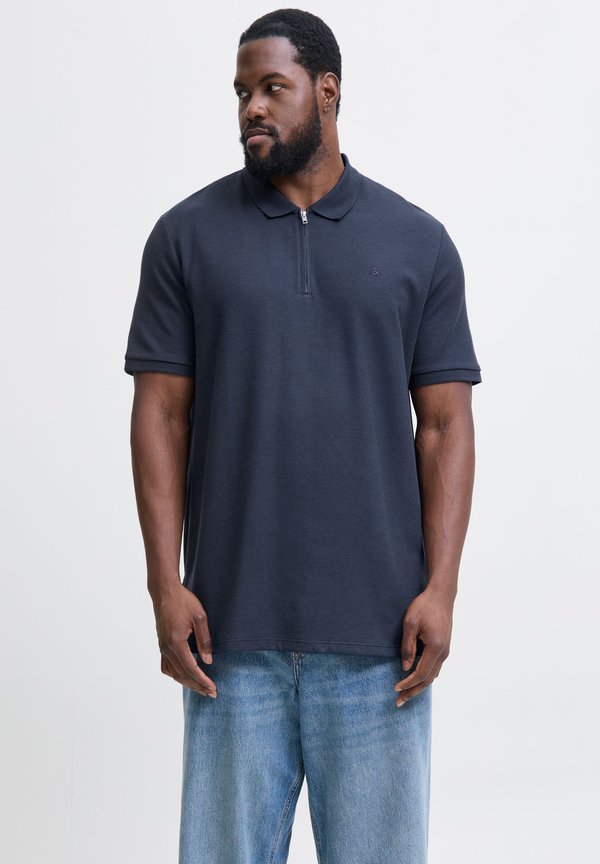 Jack & Jones Plus Size Plain - Polo shirt - navy blazer