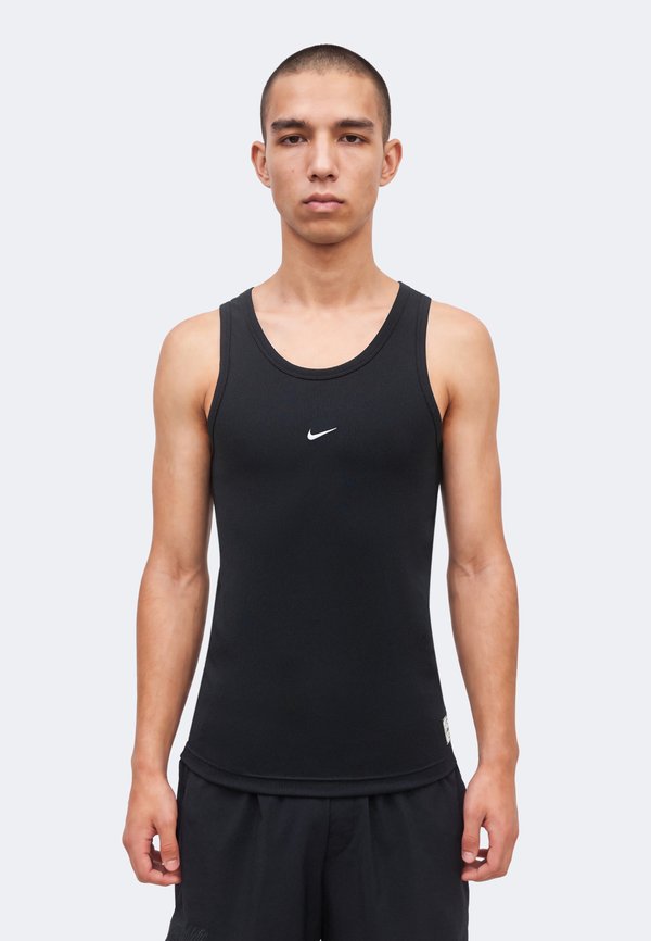 Nike Performance TANK - Top - black/white