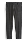 SKINNY FIT CHECK TUXEDO SUIT: TROUSERS - Next - View 1