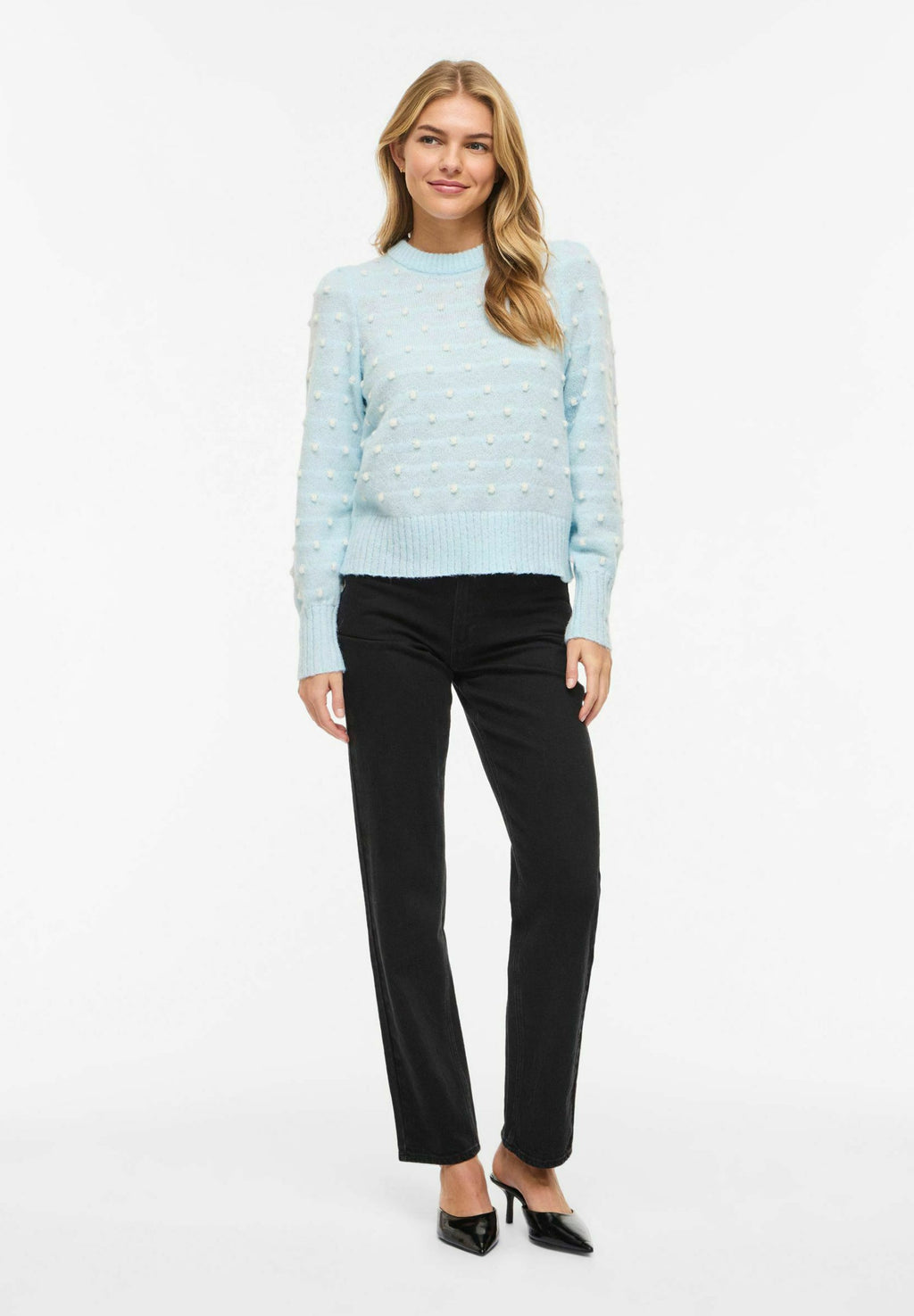 VILA Knitted VIDOTTIE Round neck