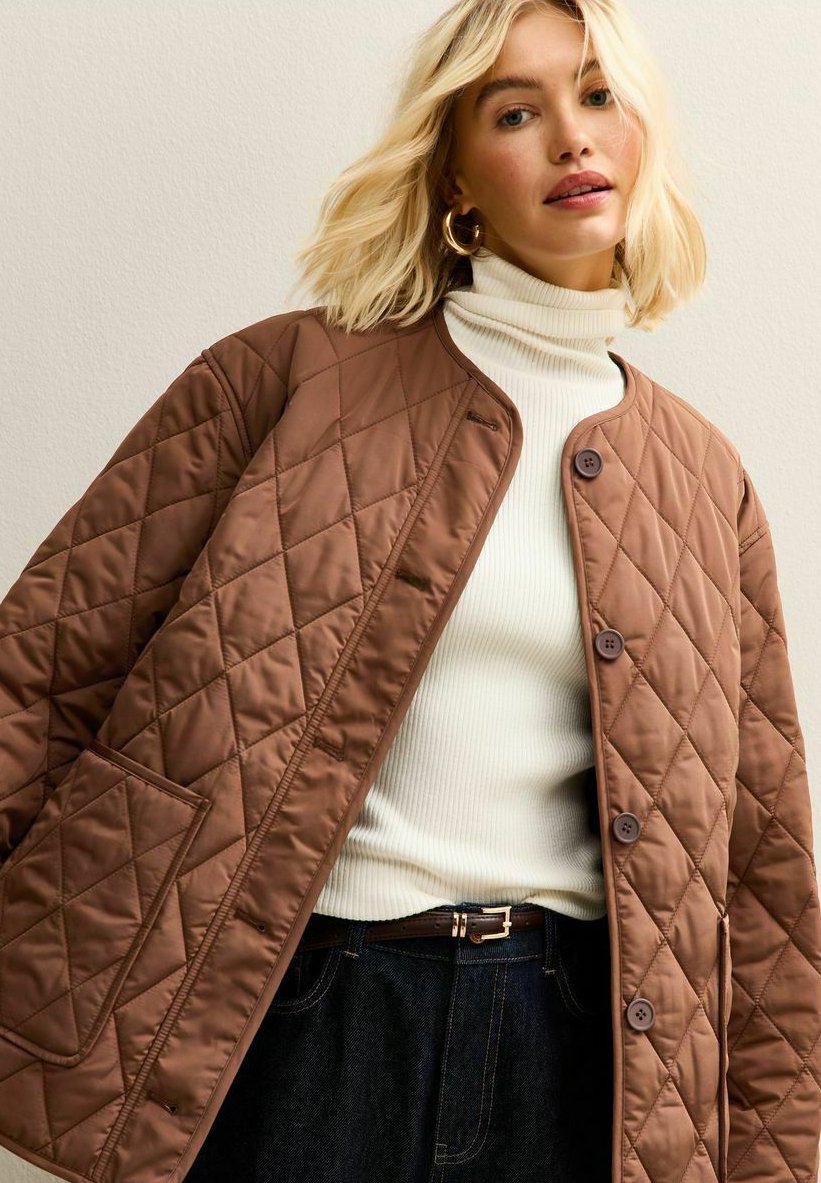 New Look MID LONGLINE QUILTED
