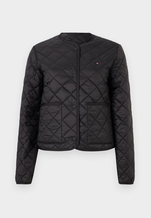 Tommy Hilfiger LIGHTWEIGHT WATER REPELLENT QUILTED PADDED JACKET - Light jacket - black