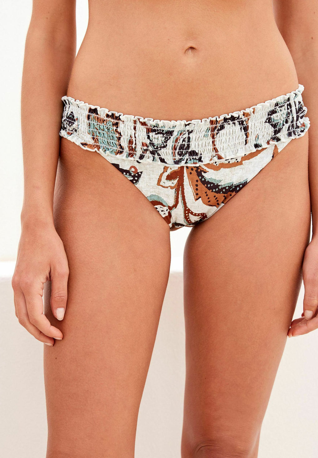 Next SHIRRED HIGH LEG BIKINI BRIEFS