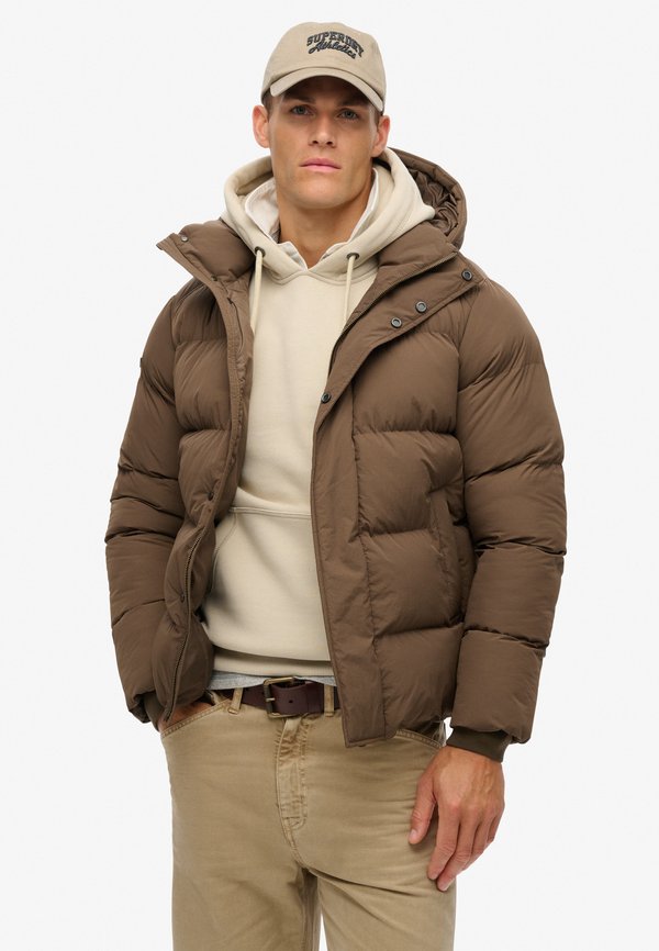 Superdry & Co HOODED - Winter jacket - warm brown
