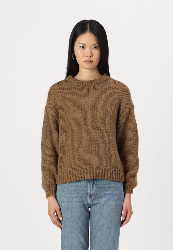 ONLY ONLALYSSA LIFE O NECK  - Jumper - malt ball