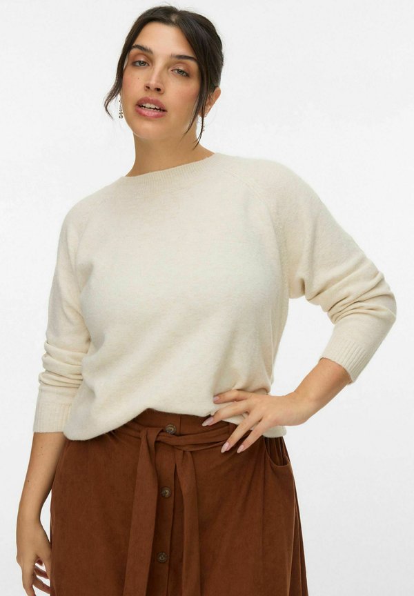Vero Moda Curve STRICKPULLOVER VMCDOFFY PULLOVER - Jumper - birch