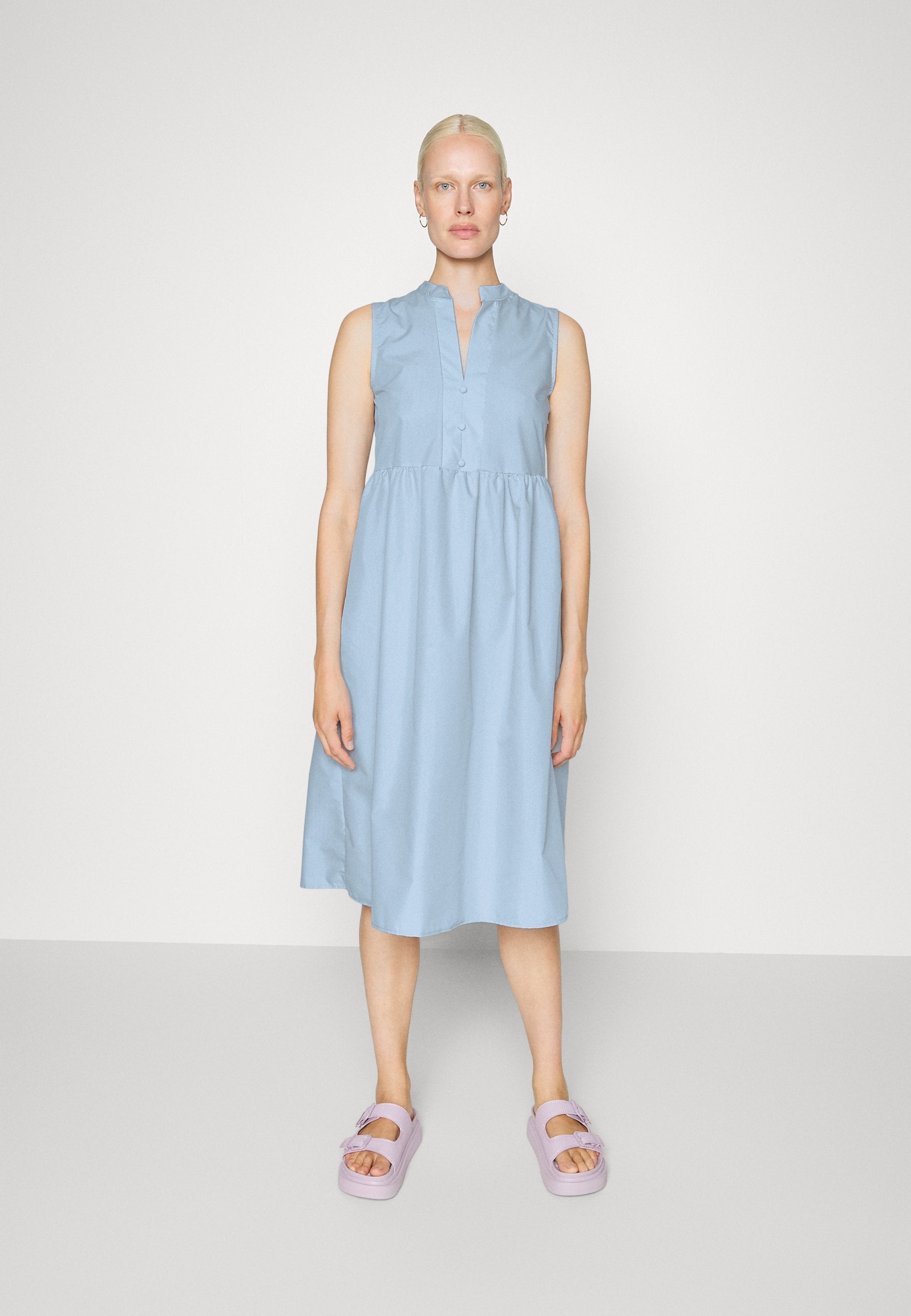 ONLANNA BUTTON DRESS BELOW KNEE  Media 3
