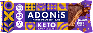 Proteinriegel, Double Choc Crisp, High Protein ADONIS