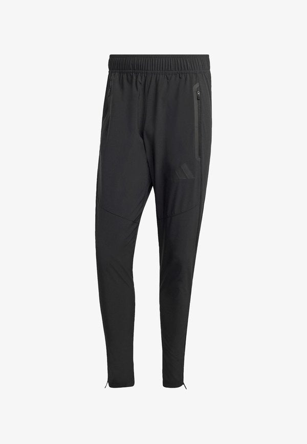 adidas Performance TIRO TRAVEL PANTS - Tracksuit bottoms - black   black