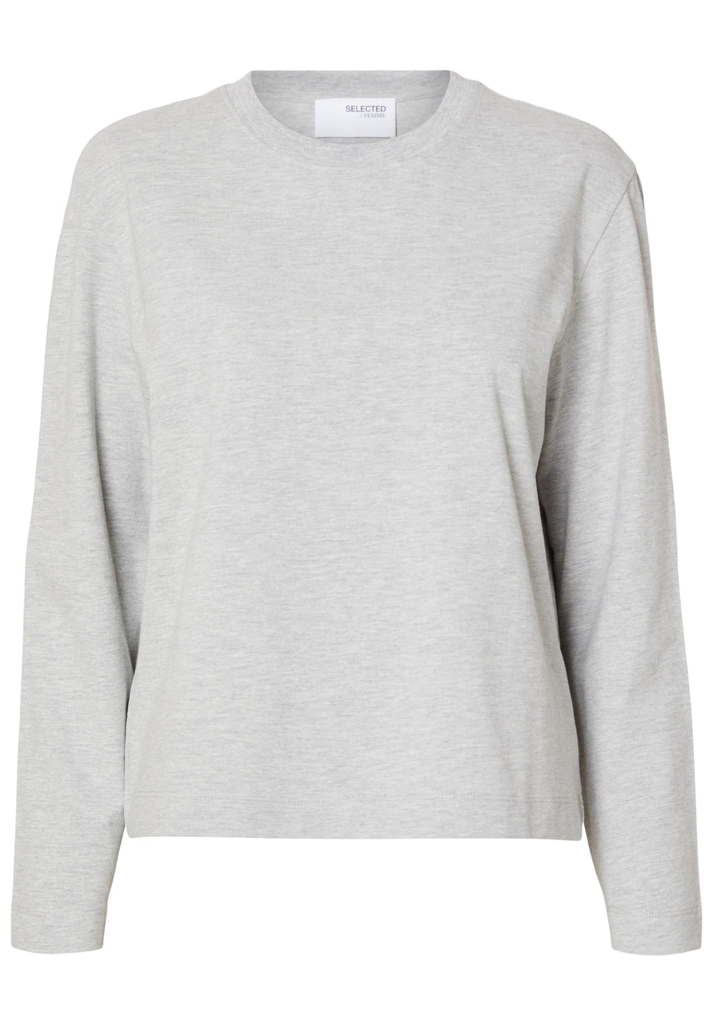 Selected SLFESSENTIAL LS BOXY TEE NOOS