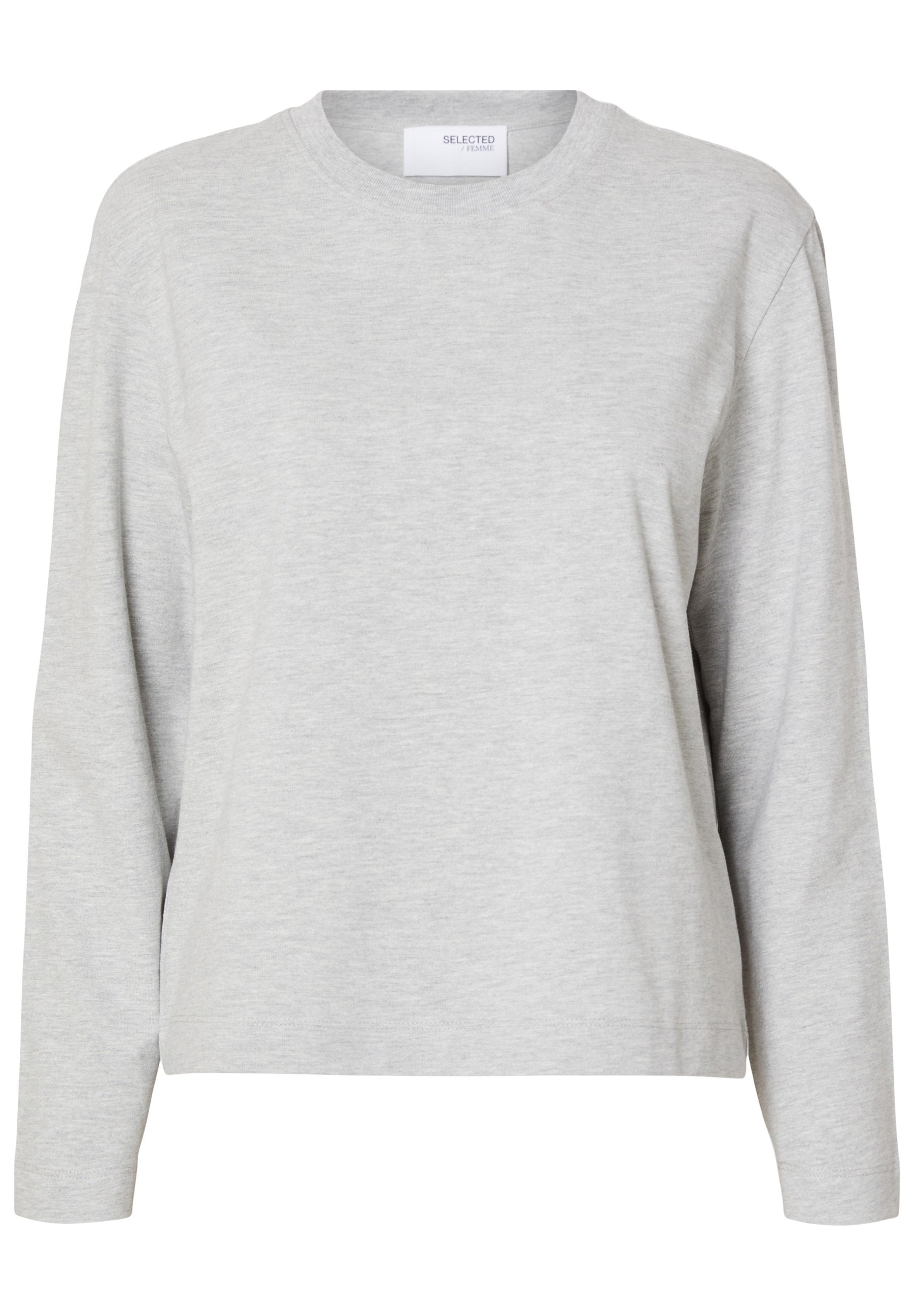 Selected SLFESSENTIAL LS BOXY TEE NOOS