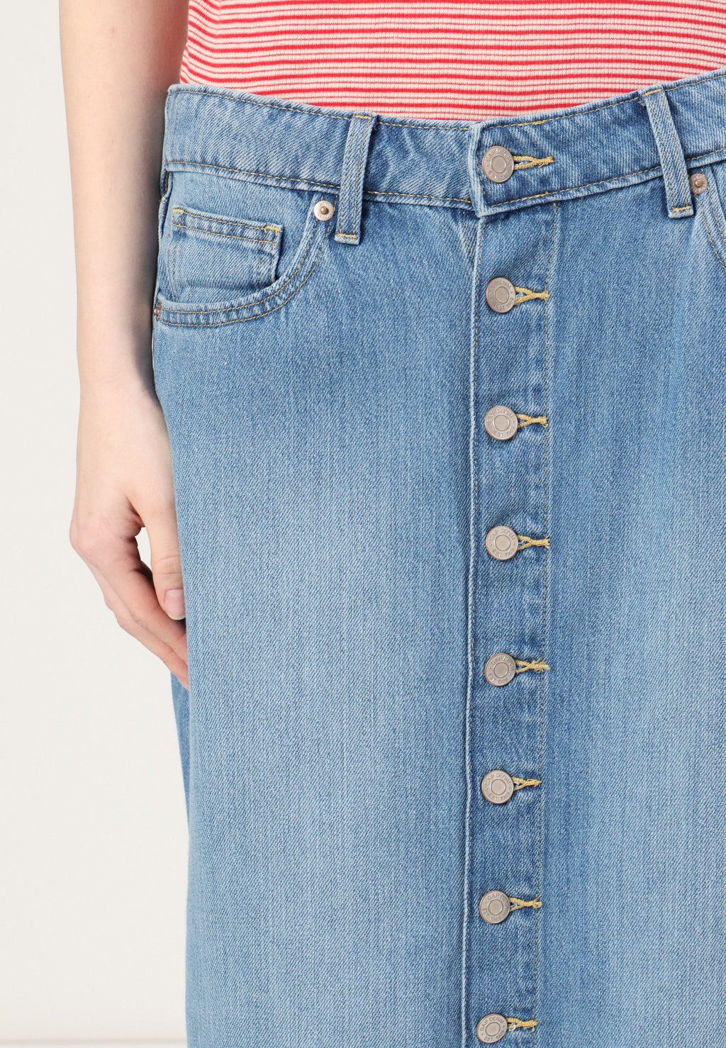 GAP MIDI SKIRT