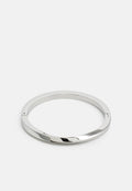 Calvin Klein POLISHED HINGED BANGLE BRACELET - Bracelet - silver-coloured