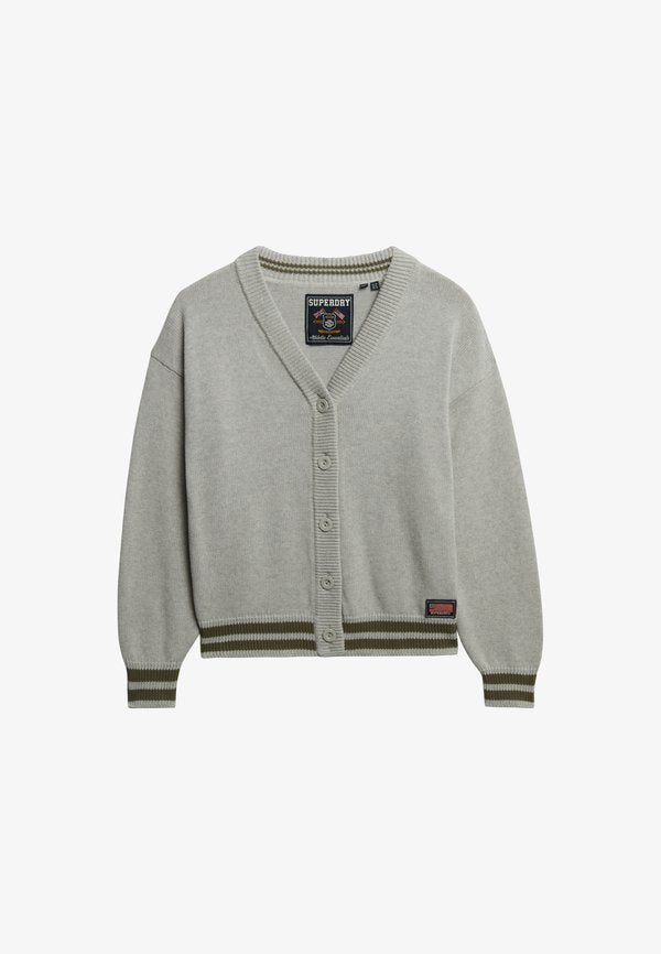 Superdry & Co SLOUCHY - Cardigan - glacier grey marl