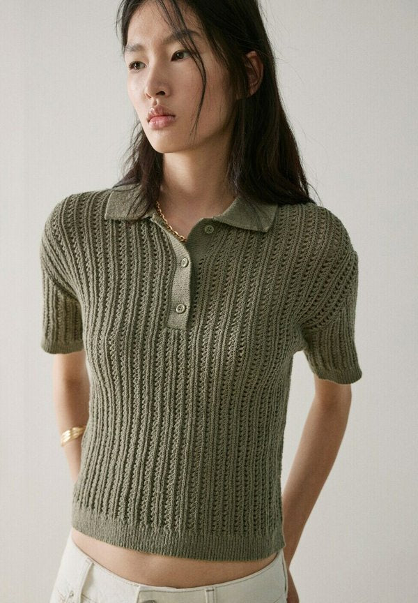 Mango ADULT - Polo shirt - khaki