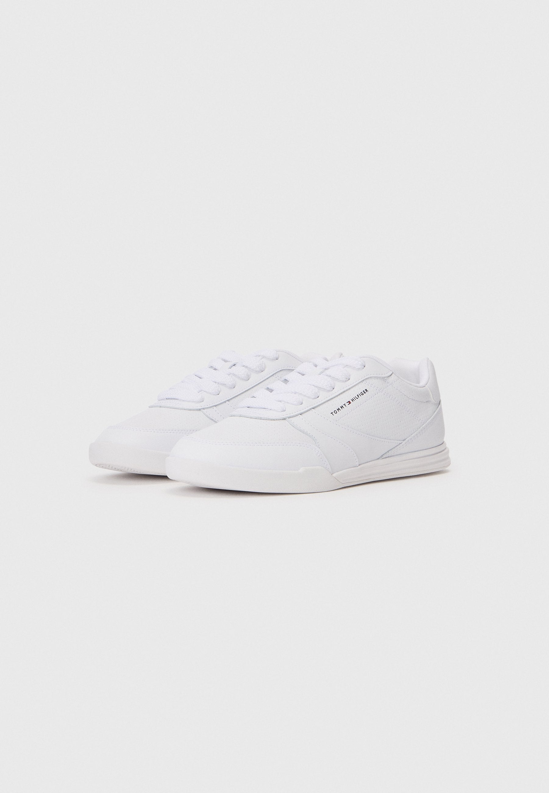 DEBOSSED LOGO CUPSOLE TRAINERS WITH LEATHER Media 2