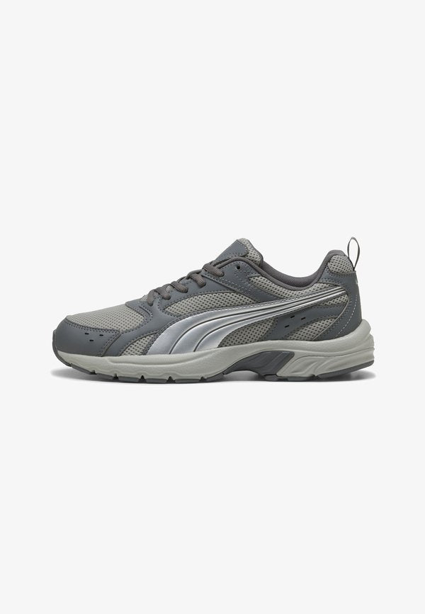 Puma MILENIO TECH UNISEX - Trainers - smokey gray silver cool dark gray