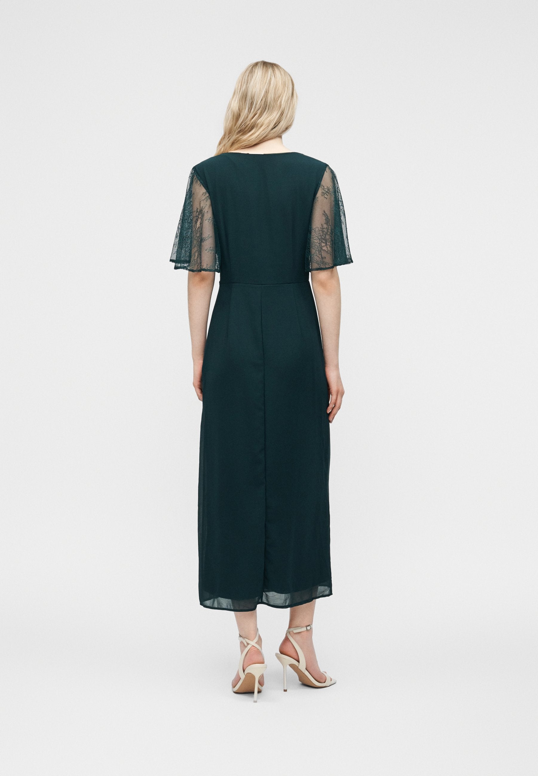 VILA VIURA V NECK ANKLE DRESS
