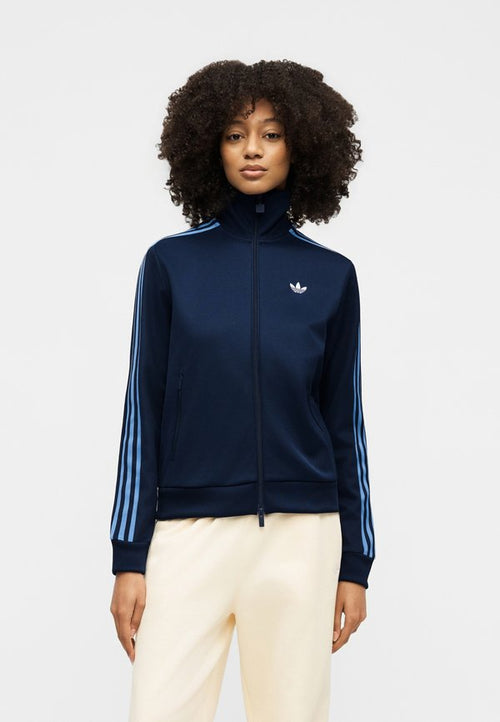 adidas Originals CLASSIC - Zip-up sweatshirt - night indigo/blue fusion/white