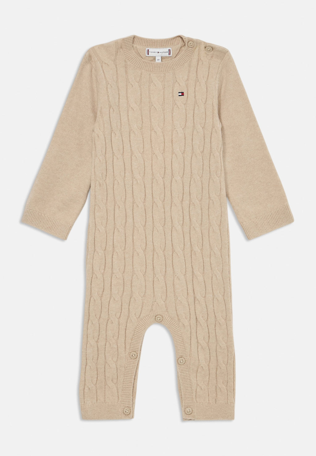 CABLE KNIT RELAXED COVERALL Media 1