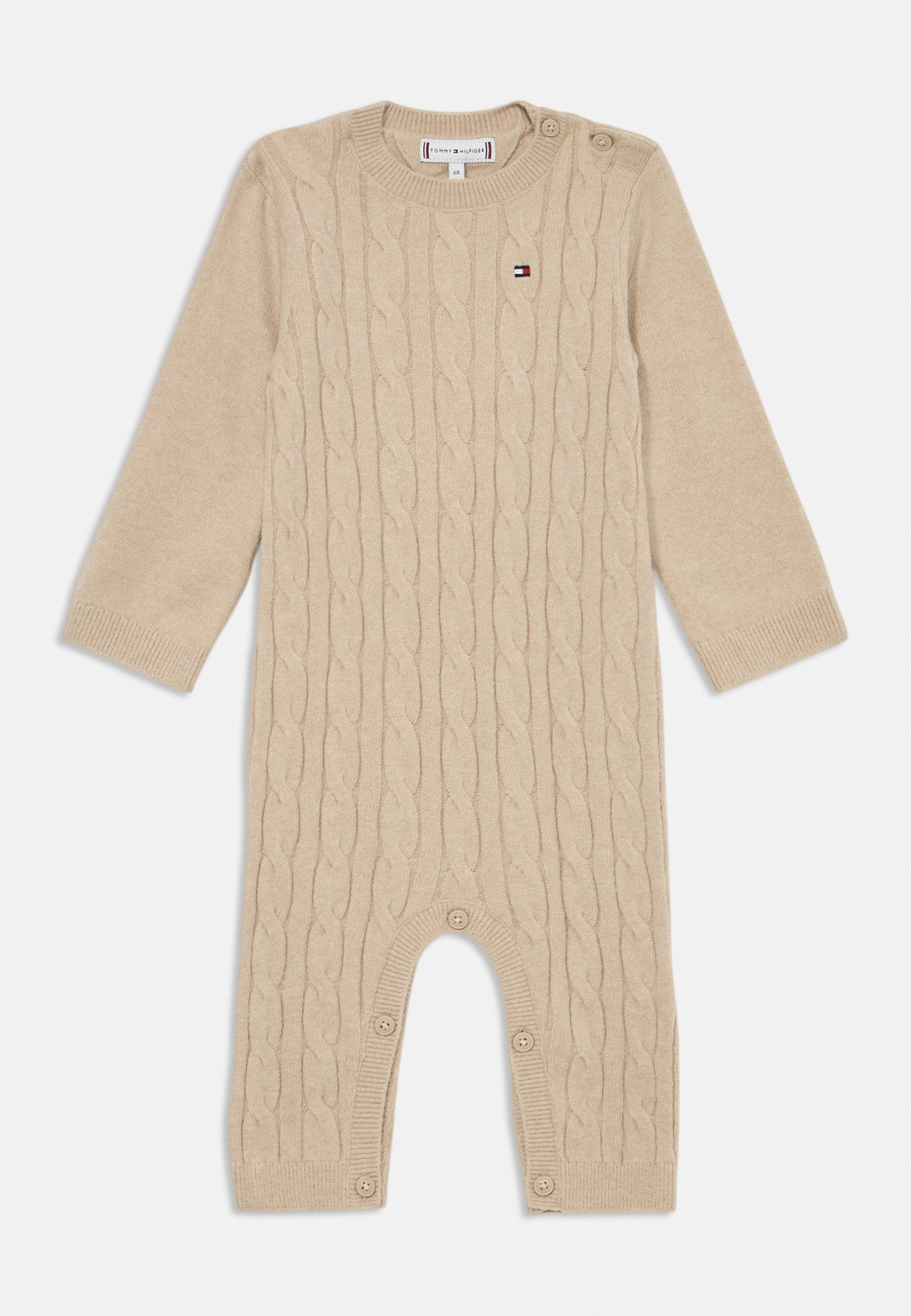 CABLE KNIT RELAXED COVERALL Media 1