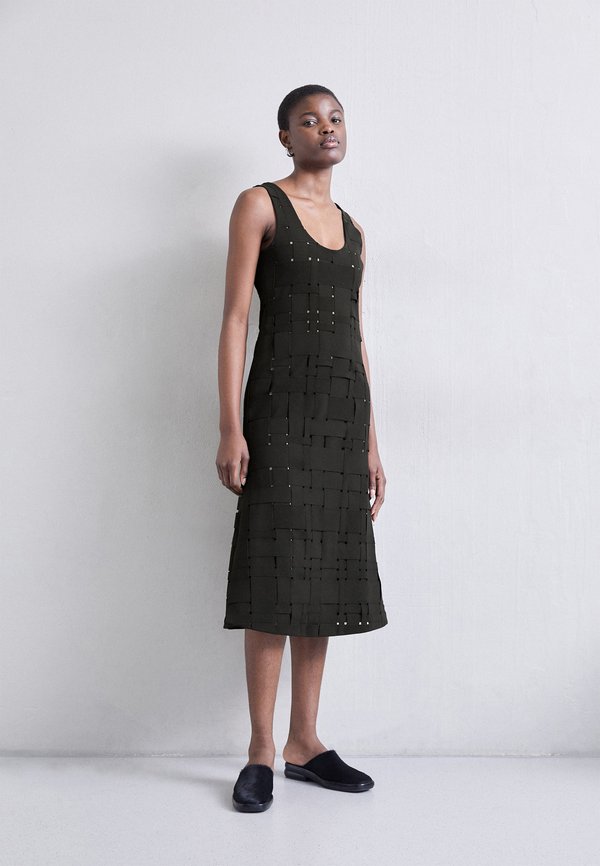 A.W.A.K.E. MODE WEAVED FITTED TANK DRESS