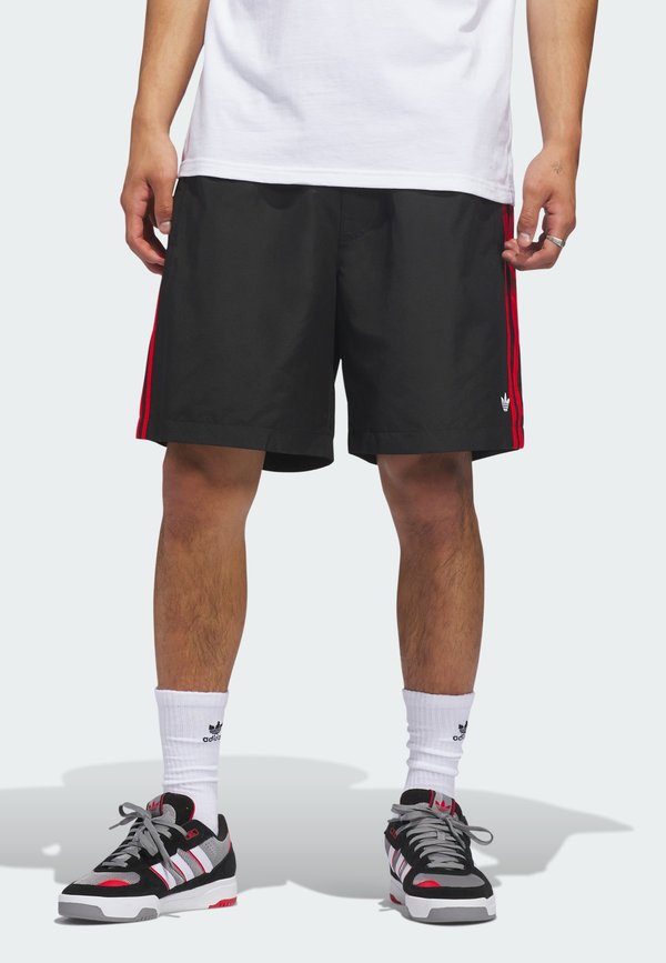 adidas Originals Shorts - black/white/red