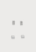 Calvin Klein SERIES 2 PACK - Earrings - silver-coloured