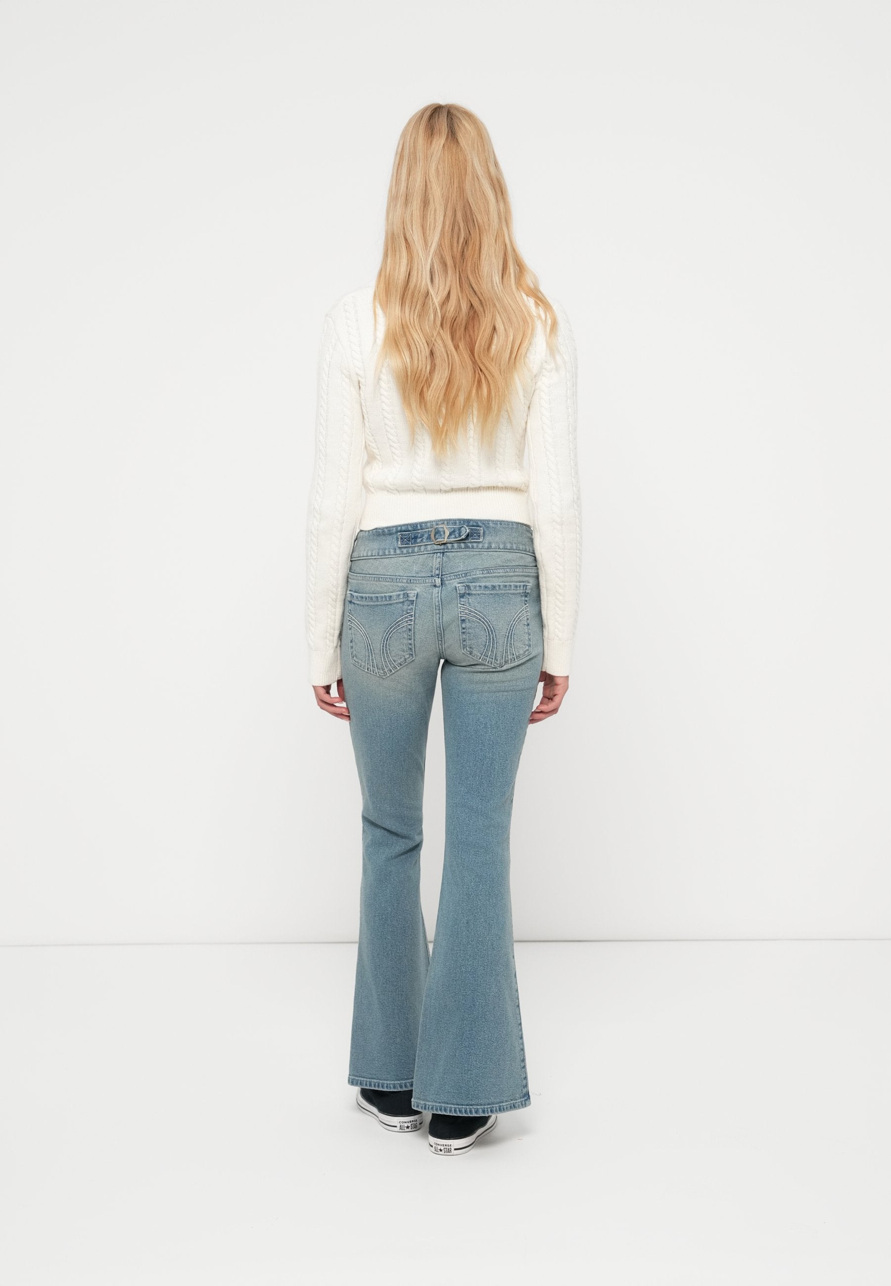 Hollister Co. TREND DROP FAIRFAX BACK BUCKLE FLARE