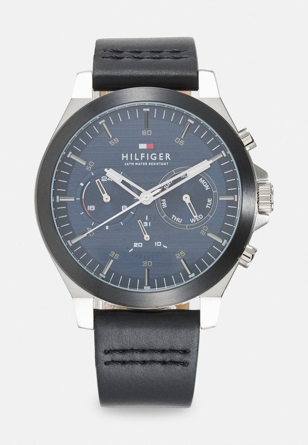 Tommy Hilfiger CLASSIC - Watch - black/blue