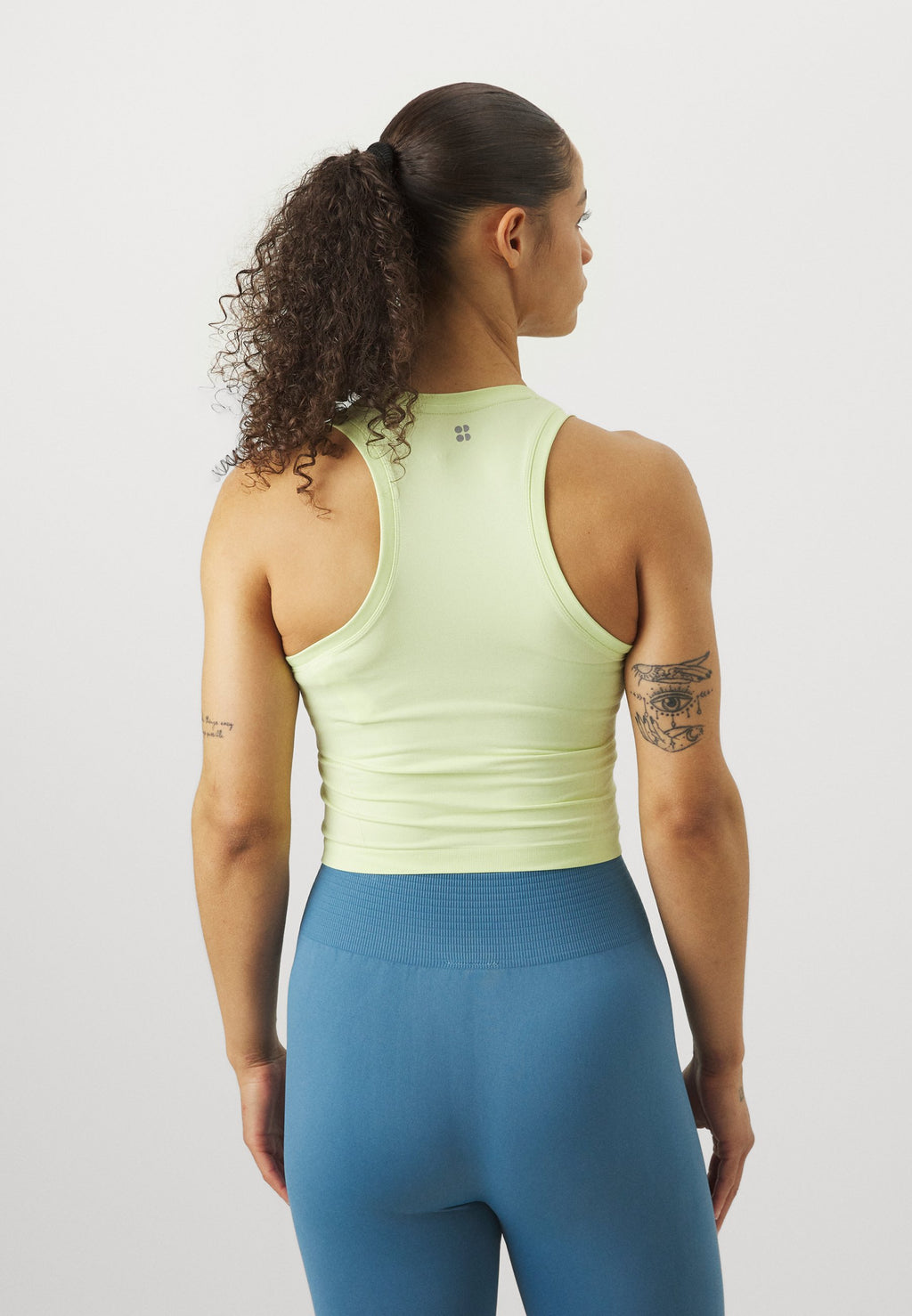 Sweaty Betty ATHLETE CROP SEAMLESS WORKOUT TANK