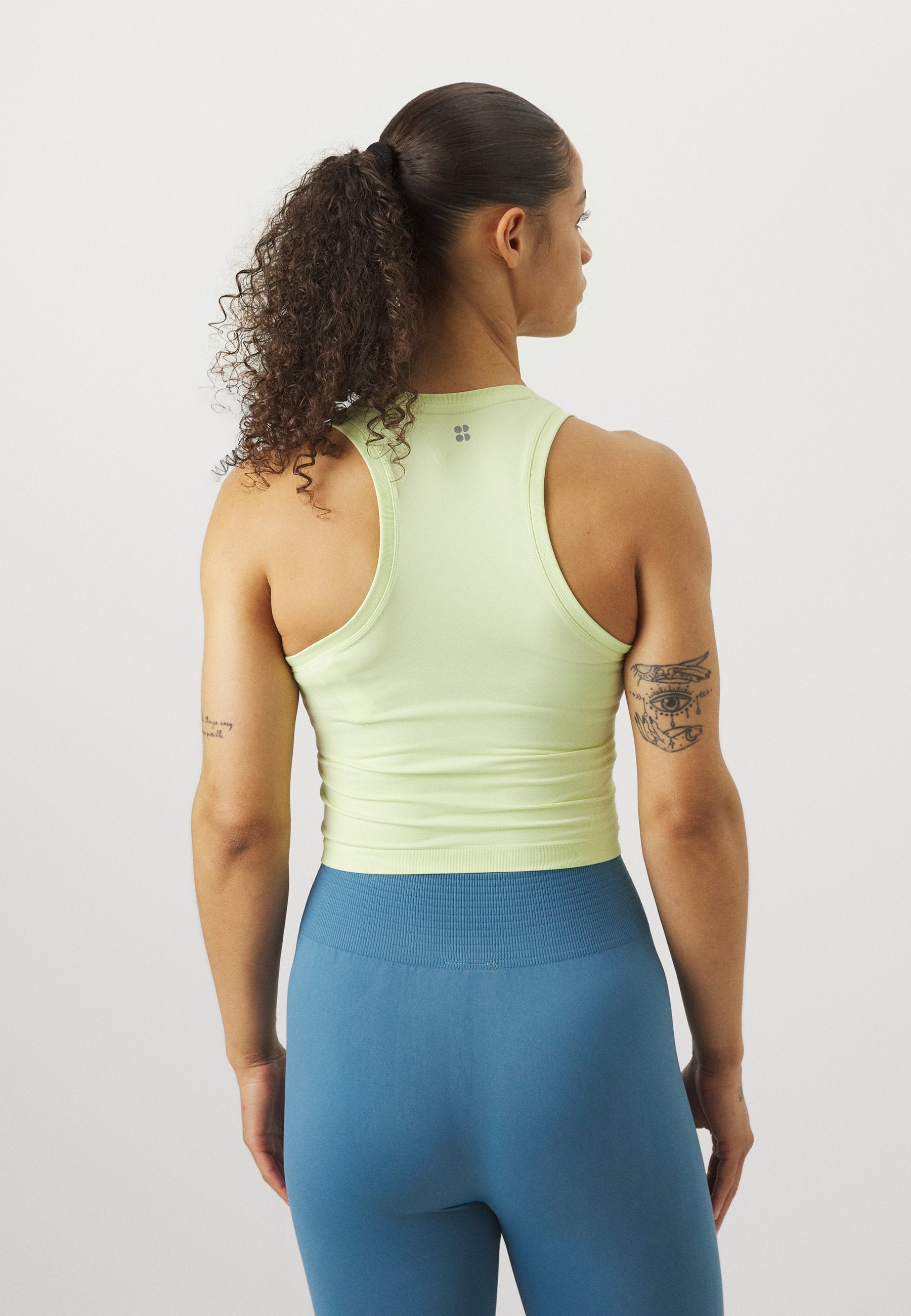 Sweaty Betty ATHLETE CROP SEAMLESS WORKOUT TANK