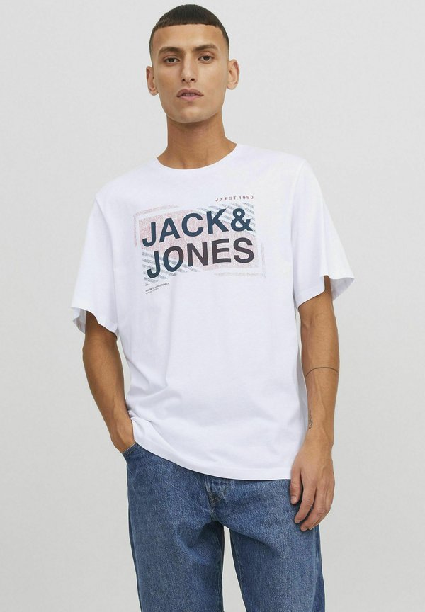Jack & Jones JACK & JONES 3 PACK - Print T-shirt - black