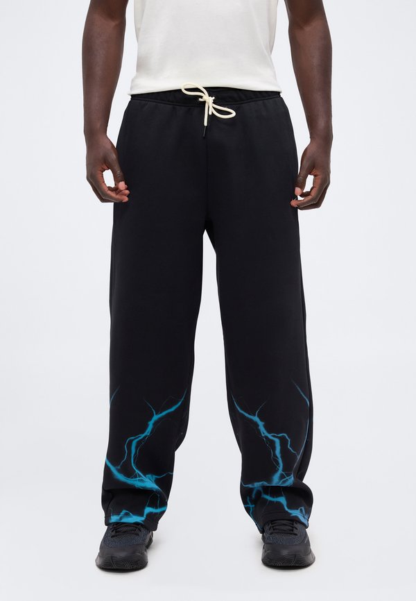 Nike Performance Tracksuit bottoms - black/light current blue/pale ivory