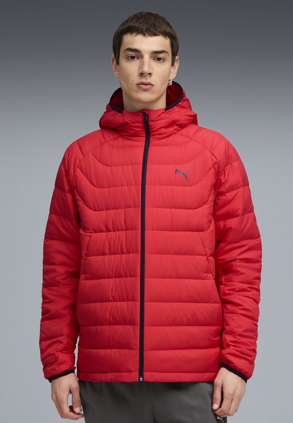 Puma MIT KAPUZE - Down jacket - for all time red