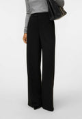 Vero Moda VMBELLIS MW WIDE PANT NOOS - Trousers - black
