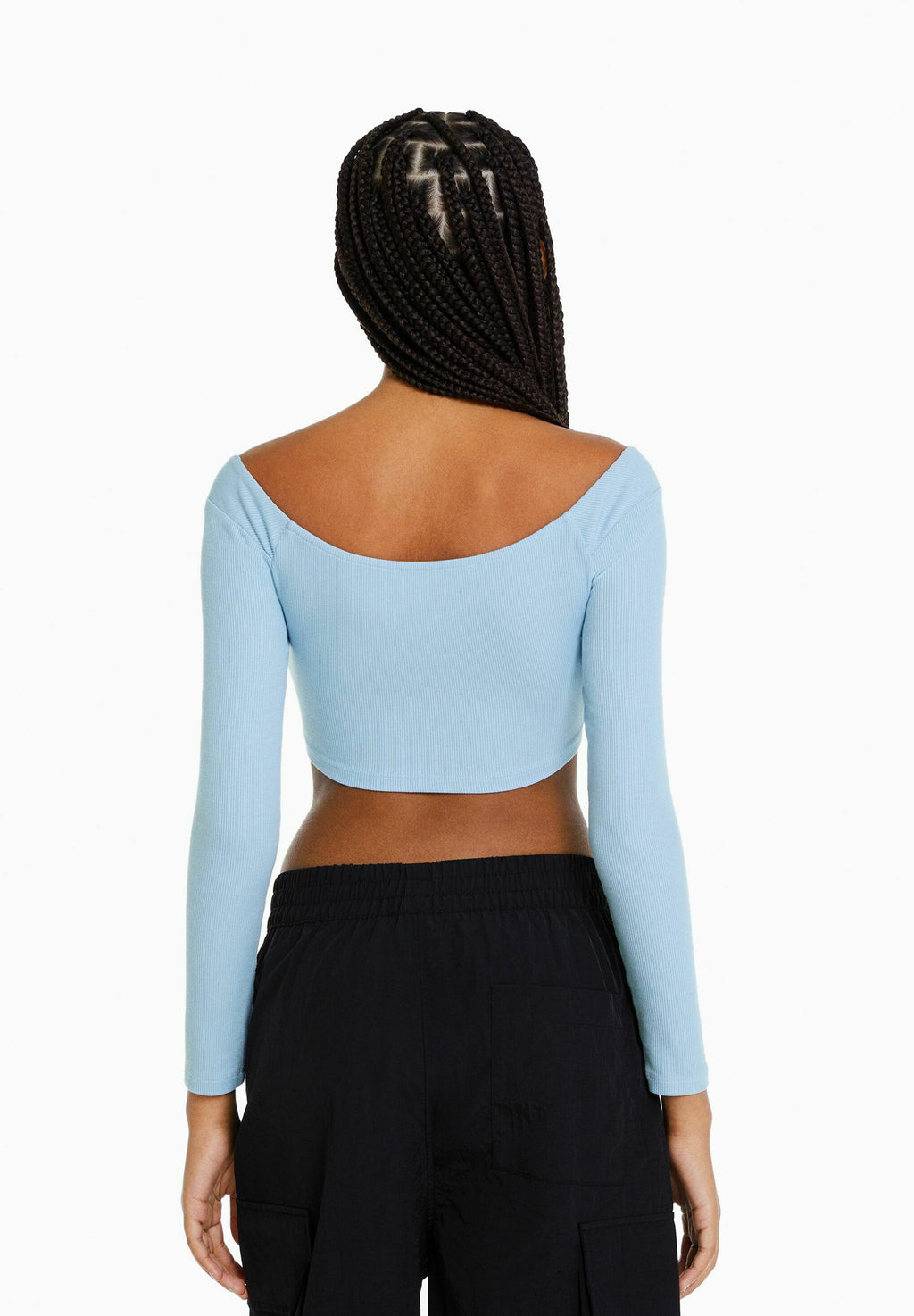 Bershka WITH A CROSSOVER NECKLINE