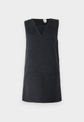 Calvin Klein DOUBLEFACE V NECK MINI SHIFT