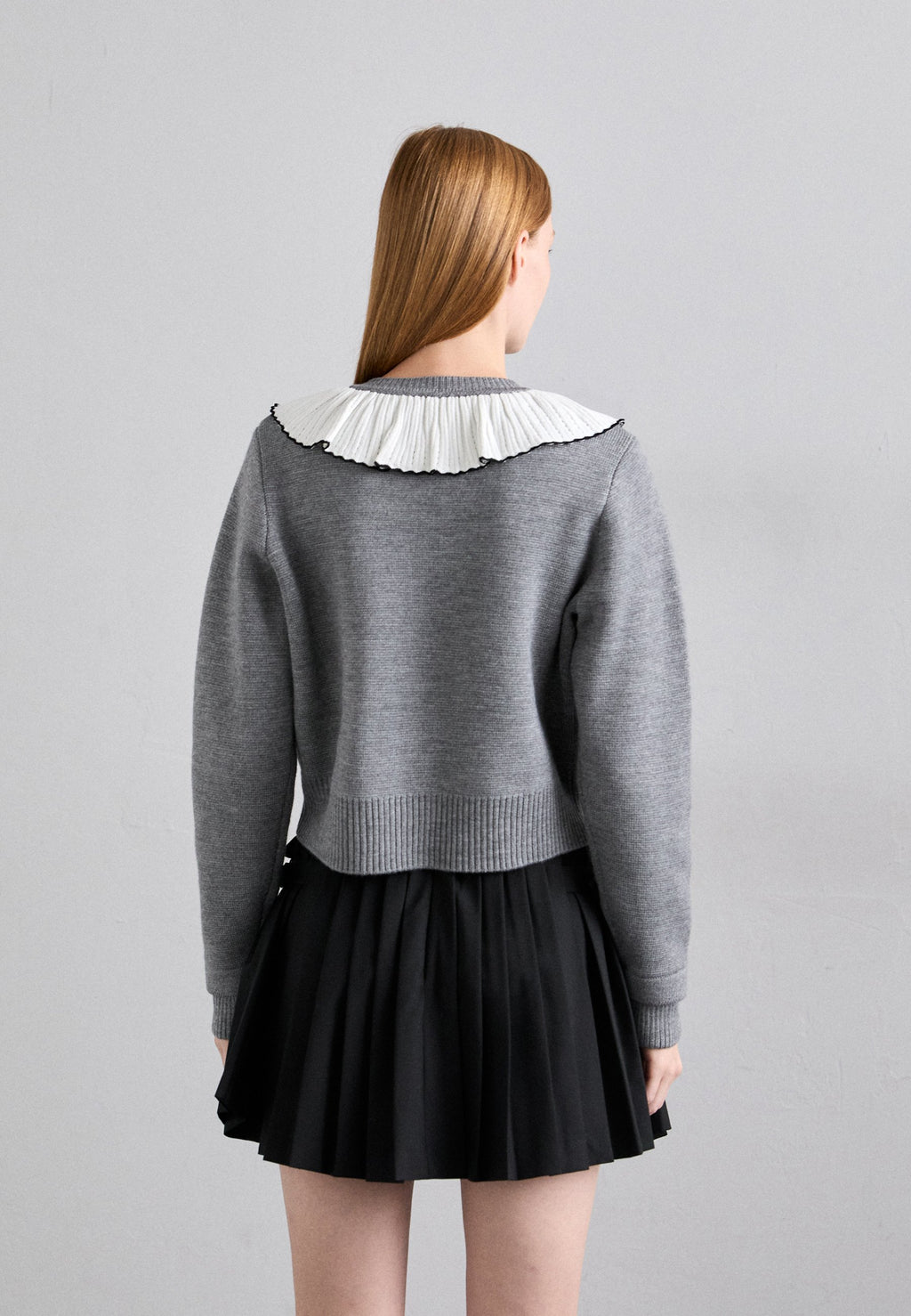 sandro CARDICAN MINI MEUNIER COL ROMANTIQUE