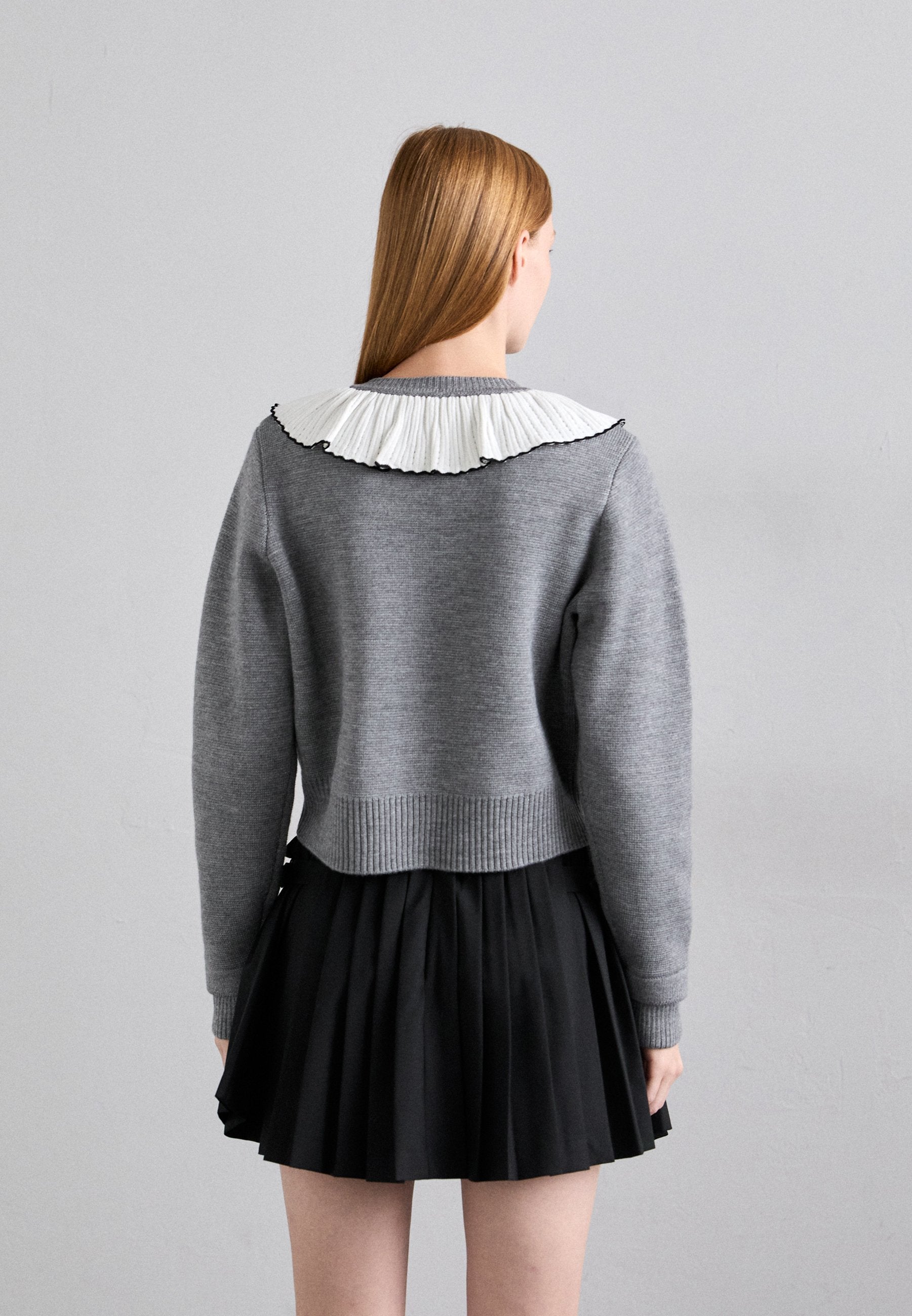 sandro CARDICAN MINI MEUNIER COL ROMANTIQUE
