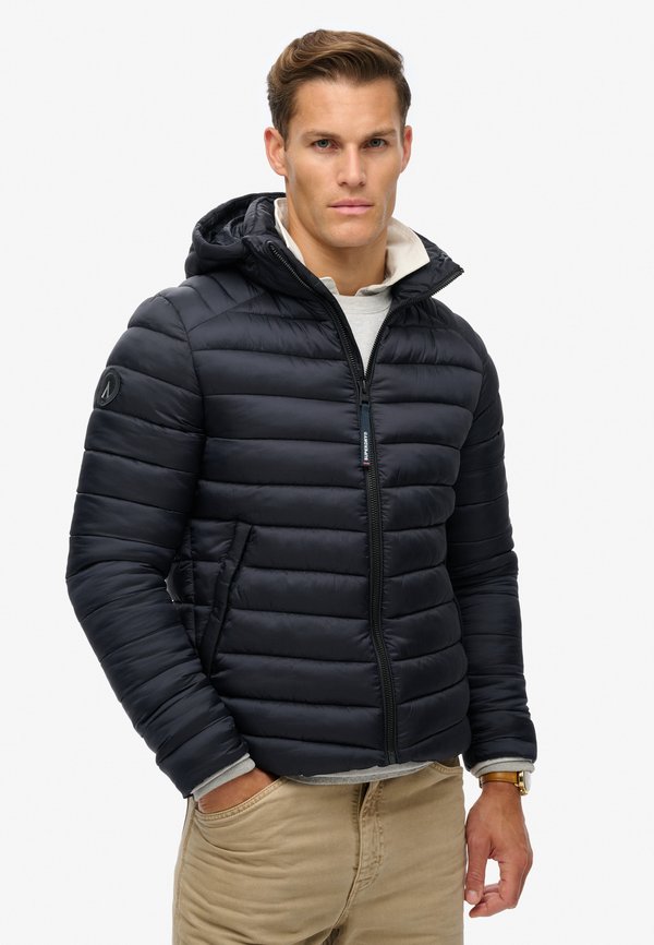 Superdry & Co HOODED FUJI PADDED - Winter jacket - eclipse navy